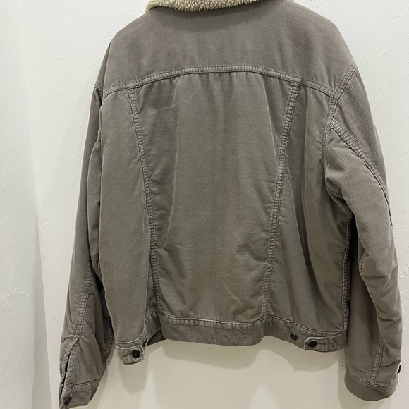 Levi's Men's Corduroy Tan Sherpa-Collar Jacket Size L Vintage Signature - Picture 9 of 16